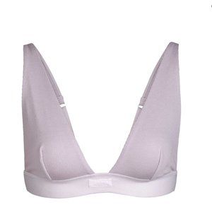 Skims Cotton Plunge Bralette Iris Mica